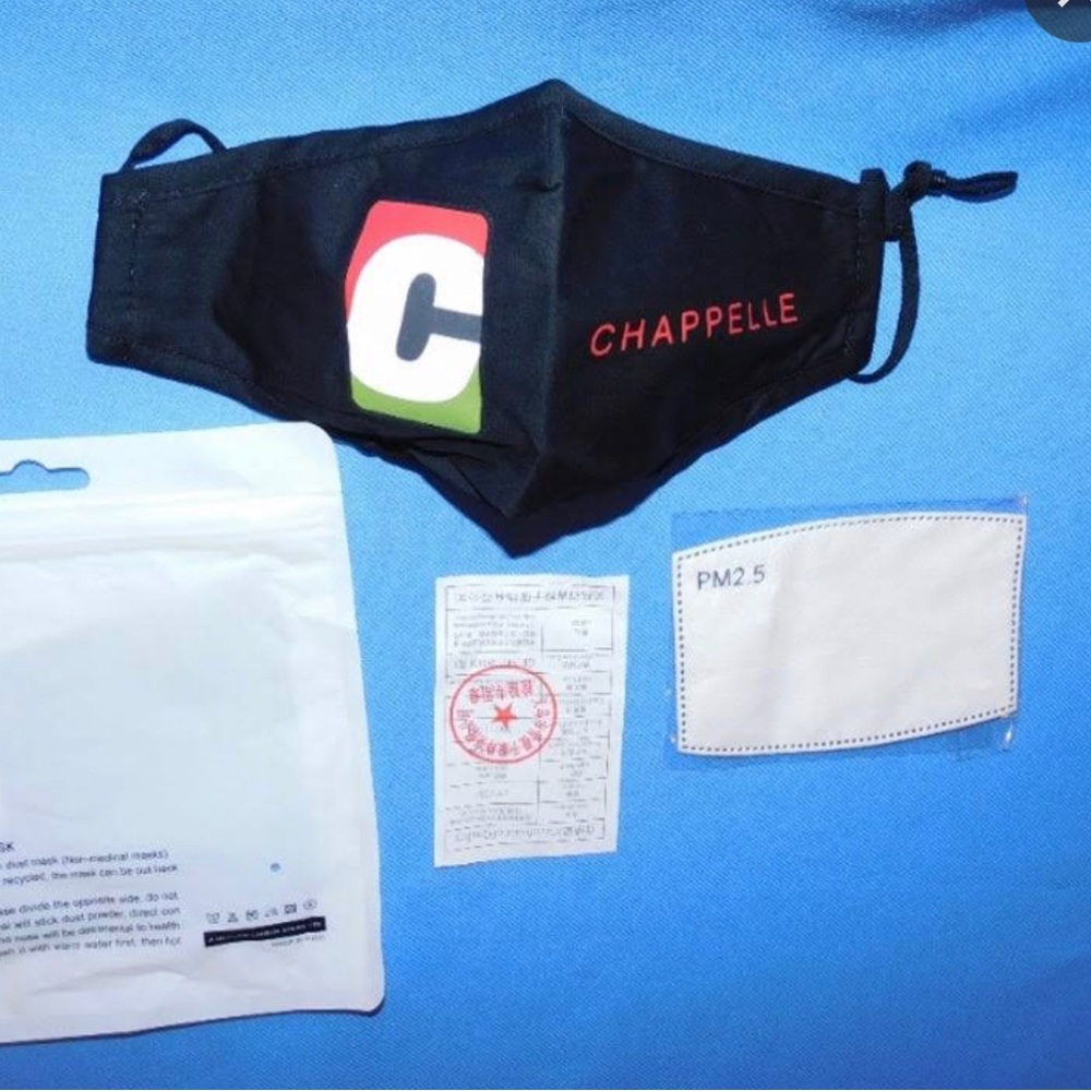 Dave Chappelle collectible cloth flask mask NEW SEALED